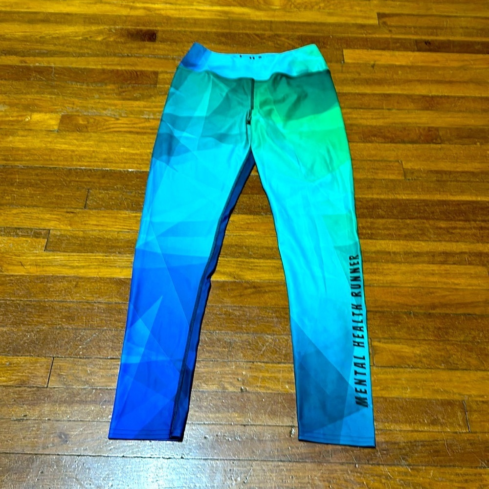 Still ; Run Mental Health Runner Leggings, Full Length, Sz Lg